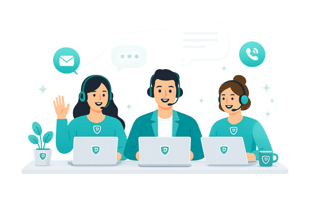DashPledge customer support team helping schools, parents, and communities with fundraising setup and assistance
