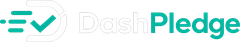 DashPledge logo – online fundraising platform for schools and teams