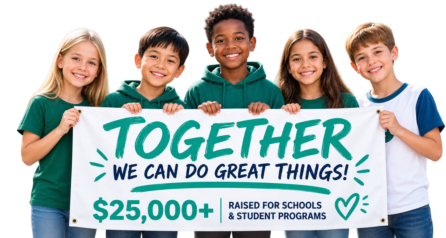 Students fundraising together with DashPledge