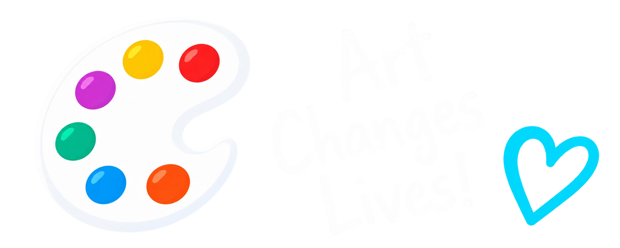 Art Changes Lives palette graphic