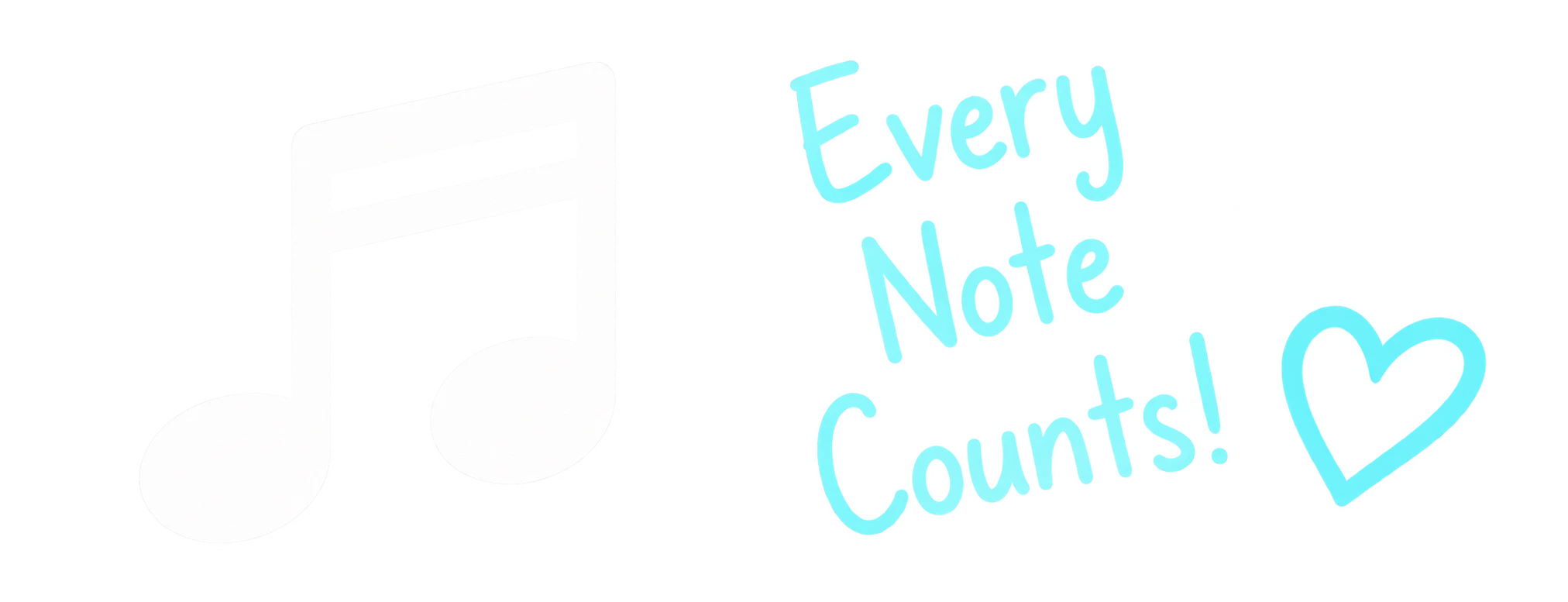 Every Note Counts music graphic